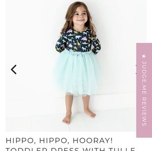 Kiki and Lulu Hippo Hippo Hooray Toddler Tulle Dress